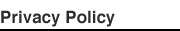 Privacy Policy